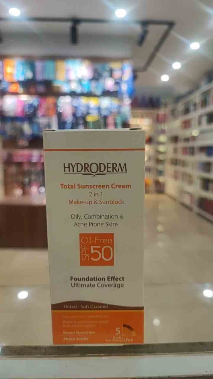 ضد افتاب 40م 2در1 پوست چرب کاراملی هیدرودرم