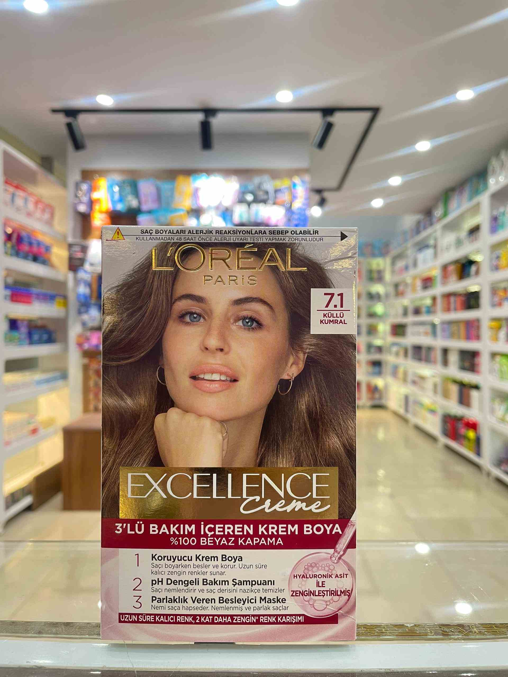 رنگ مو 7.1 اورال